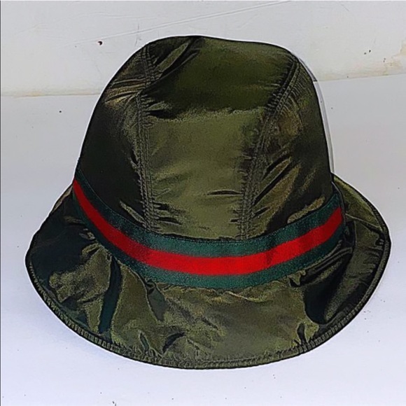 Authentic Vintage Gucci Tom Ford Nylon Web Bucket Hat - Picture 4 of 7